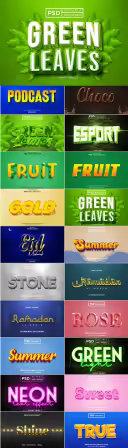 Psd text effect set vol 013