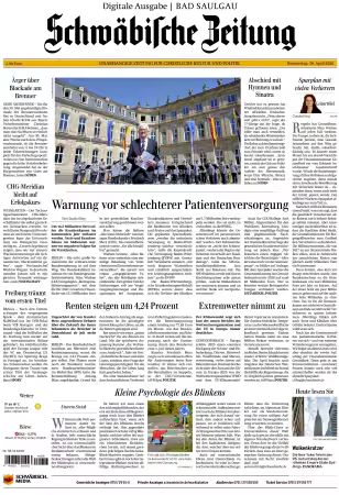 Schwabische Zeitung (Bad Saulgau) - 30 April 2026