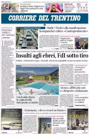 Corriere del Trentino - 28 maggio 2026
