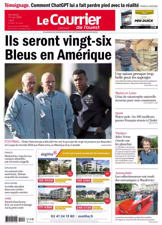Le Courrier de l’Ouest (Cholet) - 15 mai 2026