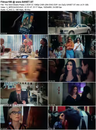 The Devil Wears Prada 2 2026 V2 1080p CAM x264 ENG ESP-lon EaZy