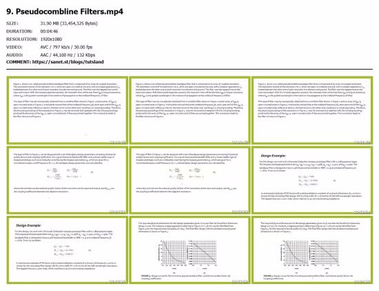Design Bandpass Filter Planar Quarter Wavelength in CST SW