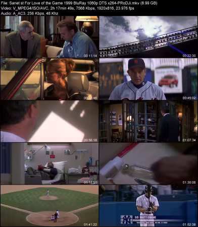 For Love of the Game 1999 BluRay 1080p DTS x264-PRoDJi