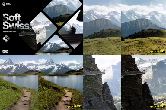Soft Swiss - Mobile &amp; Desktop Presets for Lightroom