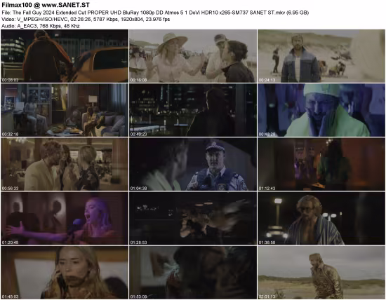 The Fall Guy 2024 Extended Cut PROPER UHD BluRay 1080p DD Atmos 5.1 DoVi HDR10 x265-SM737