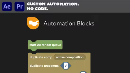 Aescripts - Automation Blocks for After Effects v1.1.013
