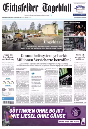 Eichsfelder Tageblatt - 16 Mai 2026