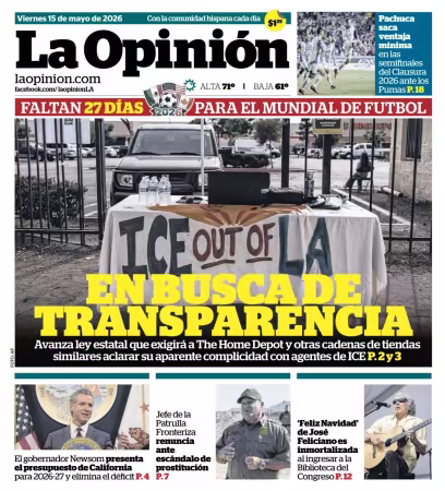 La Opinion - 15 mayo 2026