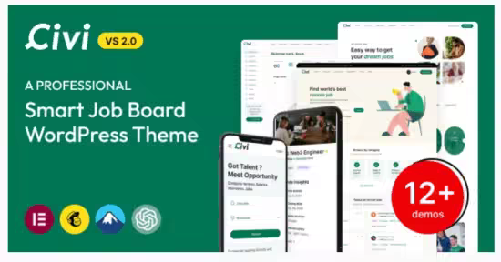 Themeforest - Civi v2.2.6 - Job Board WordPress Theme 42770817