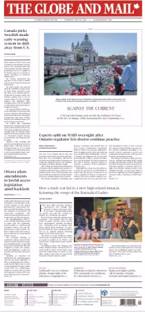 The Globe and Mail - Ottawa/Quebec Edition, May 28, 2026