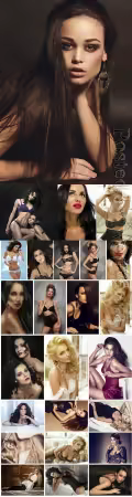 Luxury women in lingerie posing stock photo vol 21