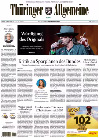 Thuringer Allgemeine (Gotha) - 15 Mai 2026