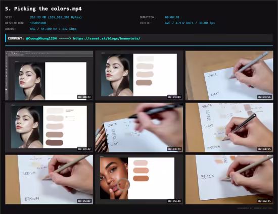 Skin Tones in Colored Pencil