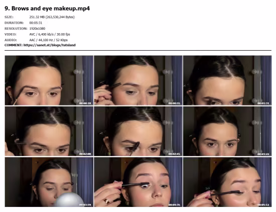 Self-makeup from base to glam