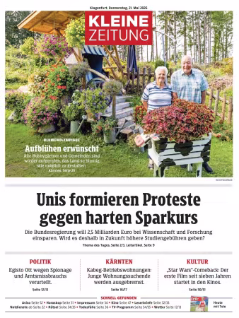 Kleine Zeitung Kaernten - 21 Mai 2026