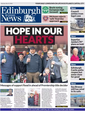 Edinburgh Evening News - 16 May 2026