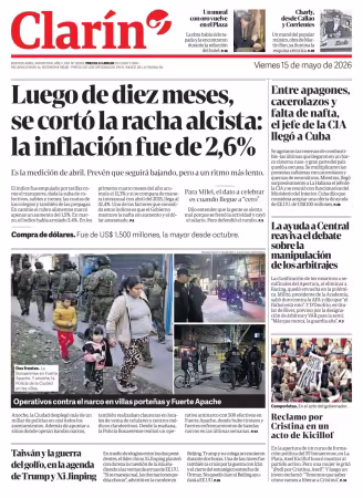 Clarin - 15 mayo 2026