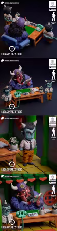 Lucas Perez – Chibis Enma Daio-Sama – Dragon Ball Z – 3D Print Model