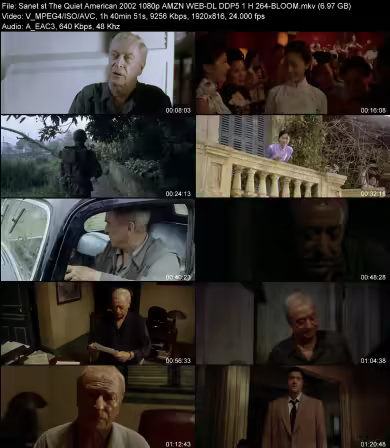 The Quiet American 2002 1080p AMZN WEB-DL DDP 5.1 H264-BLOOM