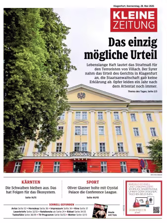 Kleine Zeitung Kaernten - 28 Mai 2026