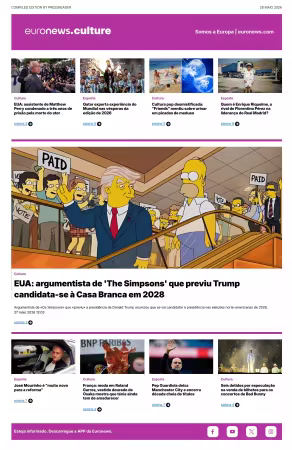Euronews Culture and Sport (Portuguese) - 28 maio 2026