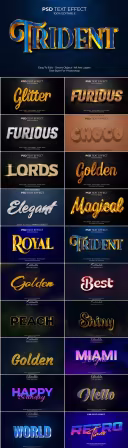 Psd text effect set vol 032