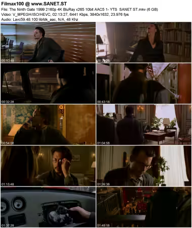 The Ninth Gate 1999 2160p 4K BluRay x265 10bit AAC5.1- YTS