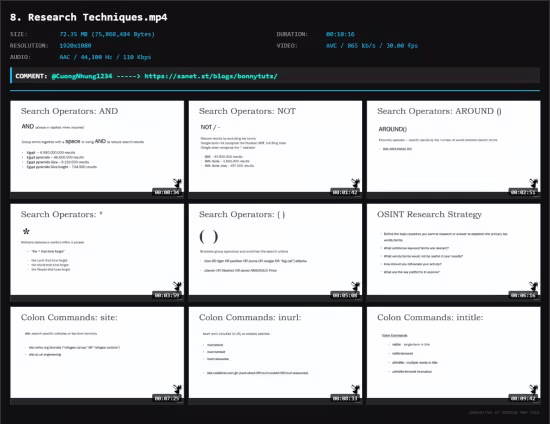 Complete Open Source Intelligence (OSINT) Course