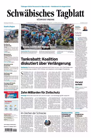 Schwabisches Tagblatt Tubinger Chronik - 19 Mai 2026