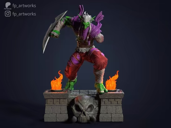 Zul’jin – Warcraft FanArt – 3D Print Model