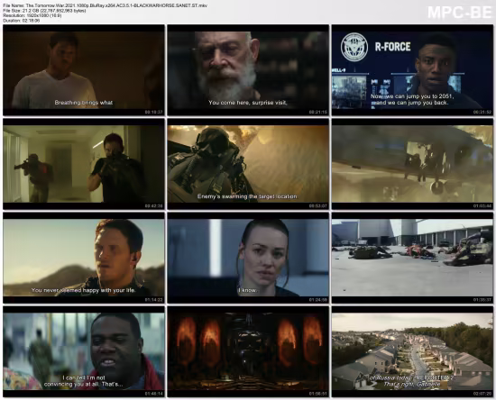 The Tomorrow War 2021 1080p BluRay x264 AC3 5.1-BLACKWARHORSE
