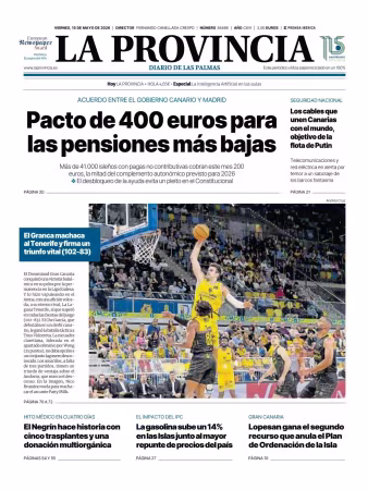 La Provincia - 15 mayo 2026