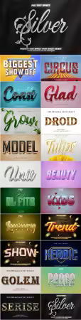 Psd text effect set vol 04