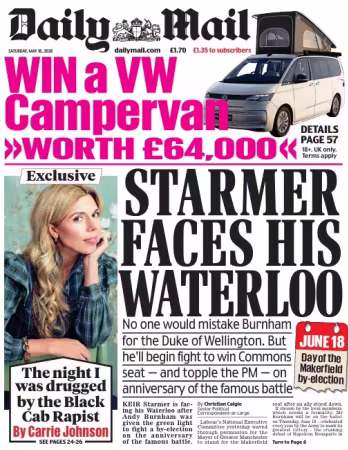 Daily Mail - 16 May 2026
