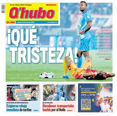 Q'Hubo Manizales - 14 mayo 2026