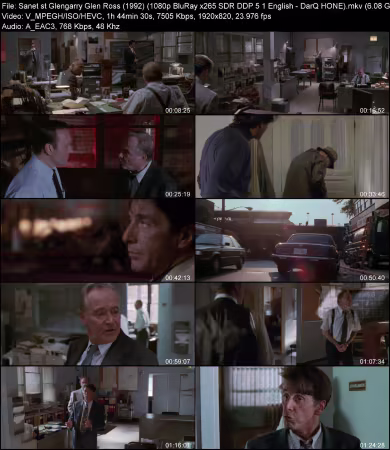 Glengarry Glen Ross 1992 1080p BluRay x265 SDR DDP 5.1 English - DarQ HONE