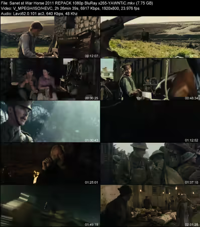 War Horse 2011 REPACK 1080p BluRay x265-YAWNTiC