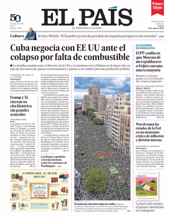 EL PAIS primera edicion - 16 mayo 2026