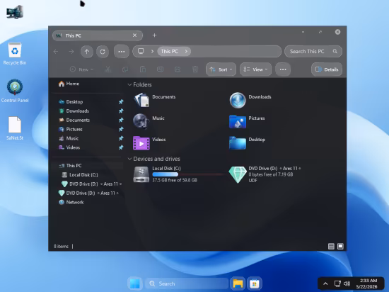 Windows 11 Pro 25H2 Build 26200.8328 Ares 11 Edition