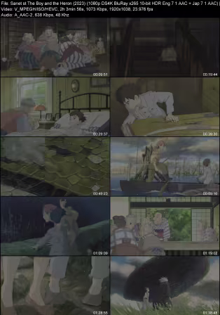 The Boy and the Heron 2023 1080p DS4K BluRay x265 10-bit HDR Eng 7.1 AAC Jap 7.1 AAC WeSLeY