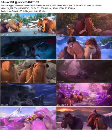 Ice Age Collision Course 2016 2160p 4K WEB x265 10bit AAC5.1-YTS