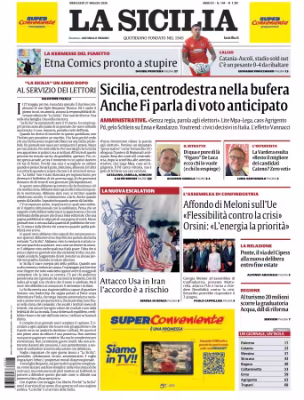 La Sicilia - 27 maggio 2026