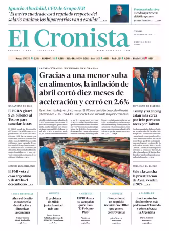 El Cronista - 15 mayo 2026