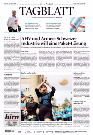 St. Galler Tagblatt - 15 Mai 2026