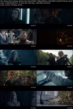 The Huntsman Winters War 2016 NORDiC 1080p WEB-DL H264 DDP 2.0-ADDICTION