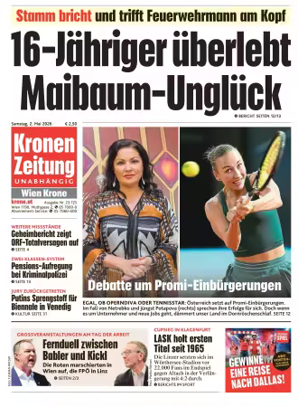 Kronen Zeitung - 2 Mai 2026