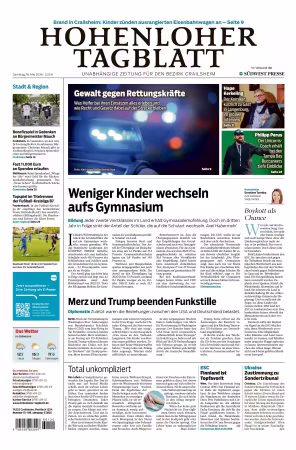 Hohenloher Tagblatt - 16 Mai 2026