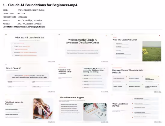 Claude AI Awareness Certificate Course