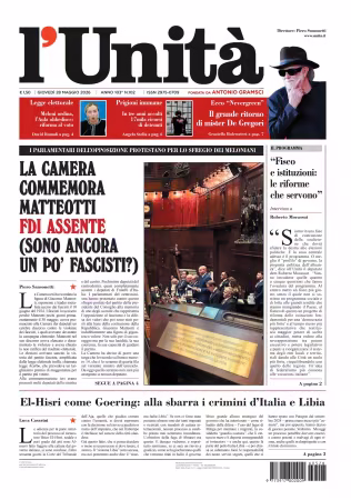 L'Unita - 28 maggio 2026