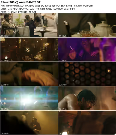 Monkey Man 2024 iTA-ENG WEB-DL 1080p x264-CYBER